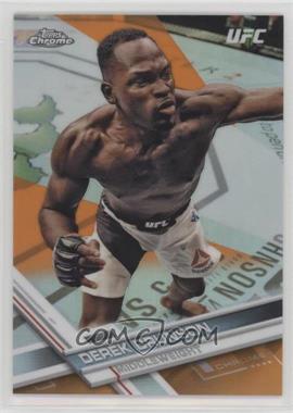 2017 Topps Chrome UFC - [Base] - Orange Refractor #68 - Derek Brunson /25