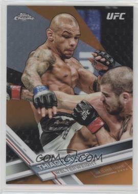 2017 Topps Chrome UFC - [Base] - Orange Refractor #73 - Thiago Alves /25