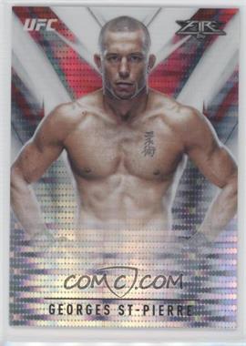2017 Topps Chrome UFC - Fire - Pulsar Refractor #UF-GS - Georges St-Pierre /50