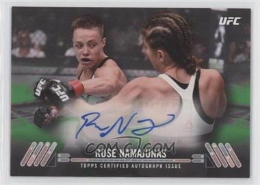 2017 Topps UFC Knockout - Autographs - Green #KA-RN - Rose Namajunas /35