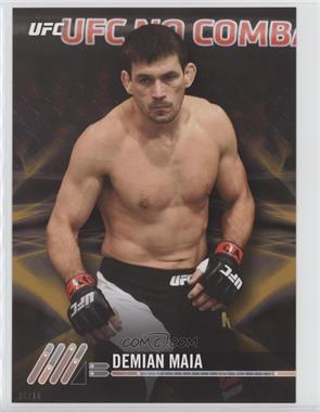 2017 Topps UFC Knockout - [Base] - 5 x 7 Gold #90 - Demian Maia /10