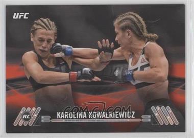 2017 Topps UFC Knockout - [Base] - Red #76 - Karolina Kowalkiewicz /25 [EX to NM]