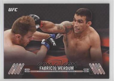 2017 Topps UFC Knockout - [Base] - Red #9 - Fabricio Werdum /25