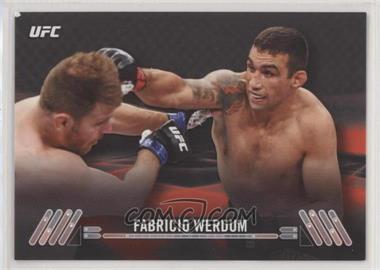 2017 Topps UFC Knockout - [Base] - Red #9 - Fabricio Werdum /25 [Noted]