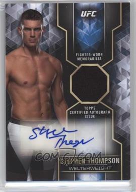 2017 Topps UFC Knockout - Knockout Autograph Relics #KAR-ST - Stephen Thompson /99