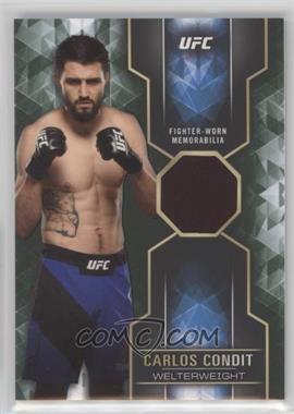 2017 Topps UFC Knockout - Knockout Relics - Green #KR-CC - Carlos Condit /50
