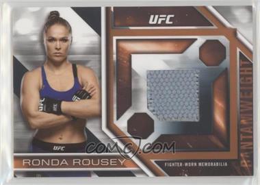 2017 Topps UFC Knockout - Mat Relics #FMR-RRO - Ronda Rousey /99