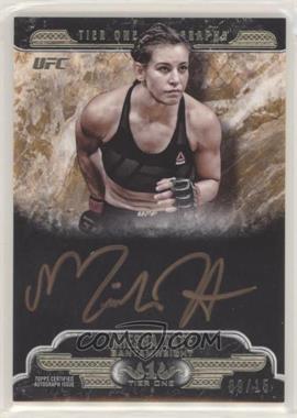2017 Topps UFC Knockout - Tier One Autographs - Copper Ink #T1A-MT - Miesha Tate /15