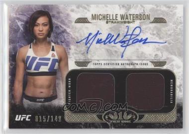 2017 Topps UFC Knockout - Tier One Dual Relic Autographs #ADR-MW - Michelle Waterson /149