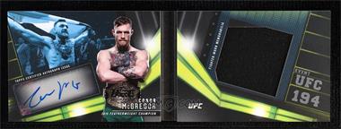 2017 Topps UFC Knockout - UFC Champion Autographed Relic Booklets #ARB-CM - Conor McGregor /5