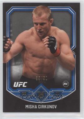 2017 Topps UFC Museum Collection - [Base] - Sapphire #38 - Misha Cirkunov /50