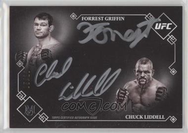 2017 Topps UFC Museum Collection - Dual Autographs #DA-GL - Forrest Griffin, Chuck Liddell /10