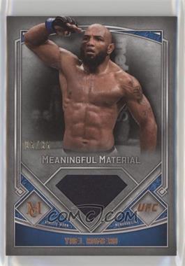 2017 Topps UFC Museum Collection - Meaningful Materials - Copper #MMR-YR - Yoel Romero /35