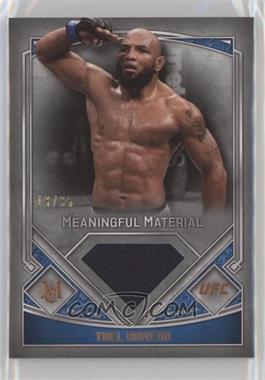 2017 Topps UFC Museum Collection - Meaningful Materials - Copper #MMR-YR - Yoel Romero /35