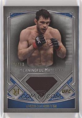 2017 Topps UFC Museum Collection - Meaningful Materials - Gold #MMR-FG - Forrest Griffin /10 [EX to NM]