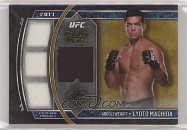 2017 Topps UFC Museum Collection - Single Fighter Primary Pieces Quad - Gold #SPQR-LM - Lyoto Machida /10