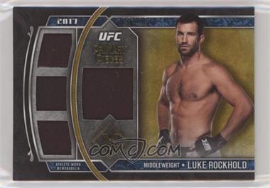 2017 Topps UFC Museum Collection - Single Fighter Primary Pieces Quad - Gold #SPQR-LR - Luke Rockhold /10