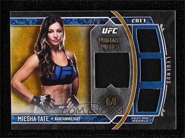 2017 Topps UFC Museum Collection - Single Fighter Primary Pieces Quad Legends - Gold #SQRL-MT - Miesha Tate /5