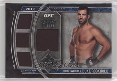 2017 Topps UFC Museum Collection - Single Fighter Primary Pieces Quad #SPQR-LR - Luke Rockhold /50