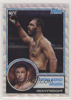 2018 Topps Chrome UFC - 1983 Topps Baseball Design - Wave Refractor #UFC83-ARN - Antonio Rodrigo Nogueira /99