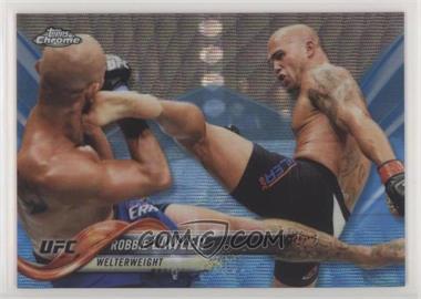 2018 Topps Chrome UFC - [Base] - Blue Wave Refractor #35 - Robbie Lawler /75