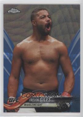 2018 Topps Chrome UFC - [Base] - Blue Wave Refractor #36 - Trevin Giles /75