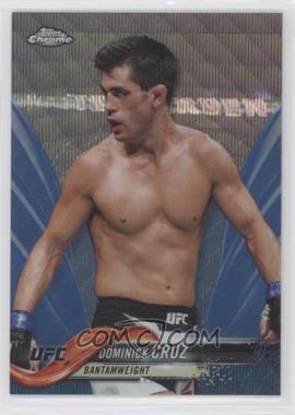 2018 Topps Chrome UFC - [Base] - Blue Wave Refractor #89 - Dominick Cruz /75 [EX to NM]