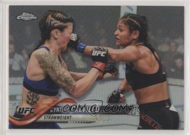 2018 Topps Chrome UFC - [Base] - Refractor #18 - Cynthia Calvillo