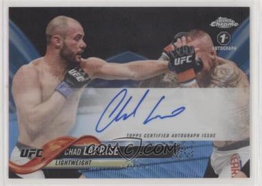 2018 Topps Chrome UFC - Fighter Autographs - Blue Wave Refractor #FA-CLA - Chad Laprise /75