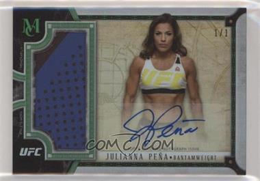 2018 Topps Museum Collection - Signature Swatch Single Relic Autographs - Emerald #SSAR-JP - Julianna Pena /1