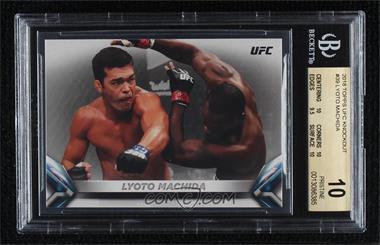 2018 Topps UFC Knockout - [Base] #39 - Lyoto Machida [BGS 10 PRISTINE]