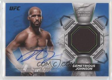 2018 Topps UFC Knockout - Knockout Autograph Relics - Blue #KAR-DJ - Demetrious Johnson /35