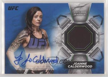 2018 Topps UFC Knockout - Knockout Autograph Relics - Blue #KAR-JC - Joanne Calderwood /35