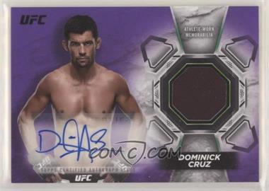 2018 Topps UFC Knockout - Knockout Autograph Relics - Purple #KAR-DR - Dominick Cruz /25