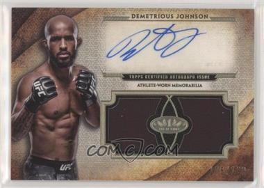 2018 Topps UFC Knockout - Tier One Dual Relic Autographs #ADR-DJ - Demetrious Johnson /199