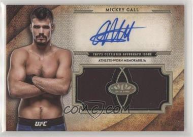 2018 Topps UFC Knockout - Tier One Dual Relic Autographs #ADR-MG - Mickey Gall /175
