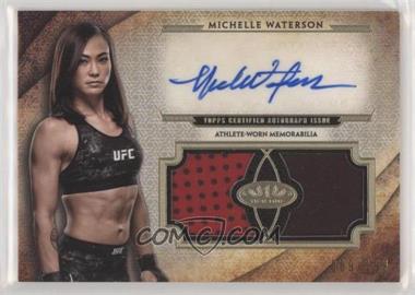 2018 Topps UFC Knockout - Tier One Dual Relic Autographs #ADR-MW - Michelle Waterson /199