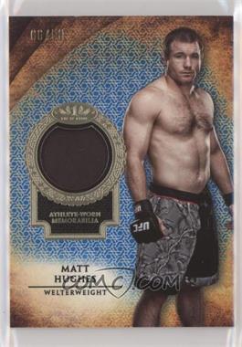 2018 Topps UFC Knockout - Tier One Relics - Blue #TOR-MG - Matt Hughes /50