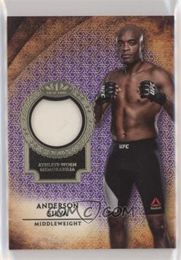 2018 Topps UFC Knockout - Tier One Relics - Purple #TOR-AS - Anderson Silva /25