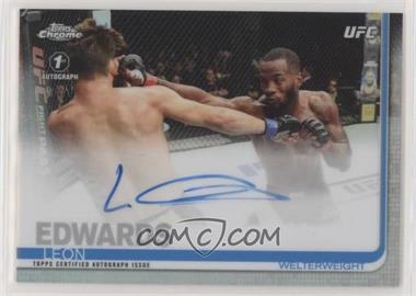 2019 Topps Chrome UFC - Fighter Autographs #FA-LE - Leon Edwards