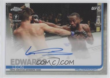 2019 Topps Chrome UFC - Fighter Autographs #FA-LE - Leon Edwards