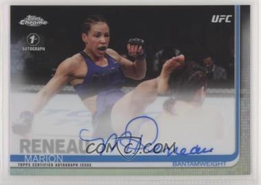 2019 Topps Chrome UFC - Fighter Autographs #FA-MR - Marion Reneau