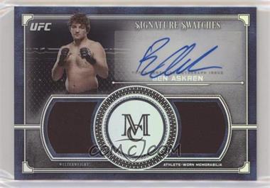 2019 Topps Museum Collection - Single Athlete Signature Swatches Dual Relic Autographs #SSADR-BA - Ben Askren /199