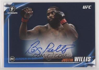 2019 Topps UFC Knockout - Autographs - Blue #KA-JW - Justin Willis /50