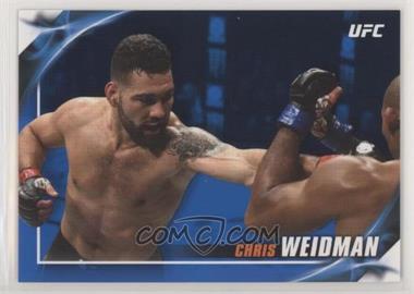 2019 Topps UFC Knockout - [Base] - Blue #74 - Chris Weidman /88