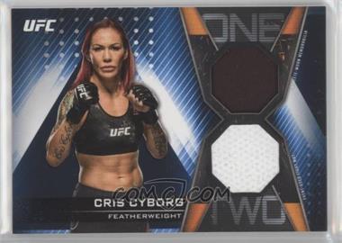 2019 Topps UFC Knockout - One-Two Combination Relics - Blue #CR-CJ - Cris Cyborg /50