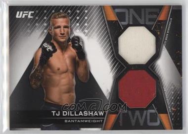 2019 Topps UFC Knockout - One-Two Combination Relics #CR-TD - TJ Dillashaw /75