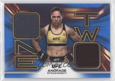 2020 Topps UFC Knockout - 1-2 Combo Relics - Blue #CR-JA - Jessica Andrade /50