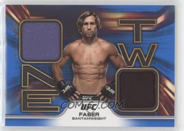 2020 Topps UFC Knockout - 1-2 Combo Relics - Blue #CR-UF - Urijah Faber /50