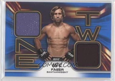 2020 Topps UFC Knockout - 1-2 Combo Relics - Blue #CR-UF - Urijah Faber /50